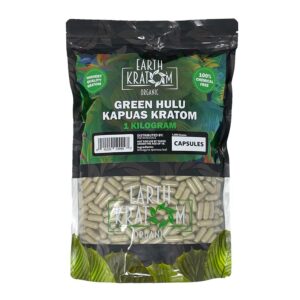 1 Kilo Green Hulu Kratom Capsules