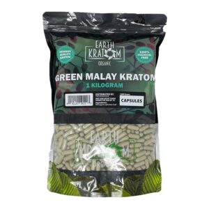1 Kilo Green Malay Kratom Capsules