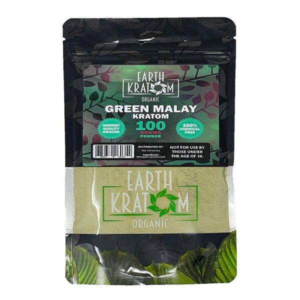100g Green Malay Kratom Powder