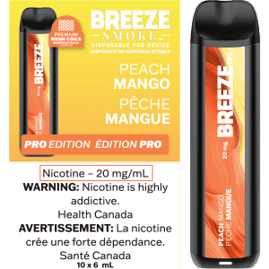 Breeze Pro 2000 Puffs PEACH MANGO