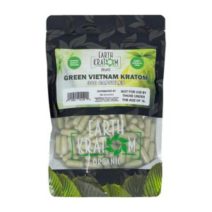 300ct Green Vietnam Kratom Capsules