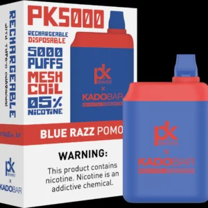 PK BRANDS PK 5000 Puffs Blue Razz Pomo