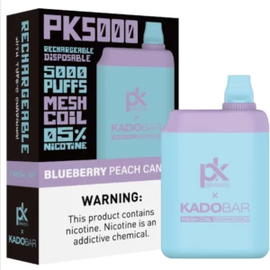 PK BRANDS PK 5000 Puffs Blueberry Peach Candy