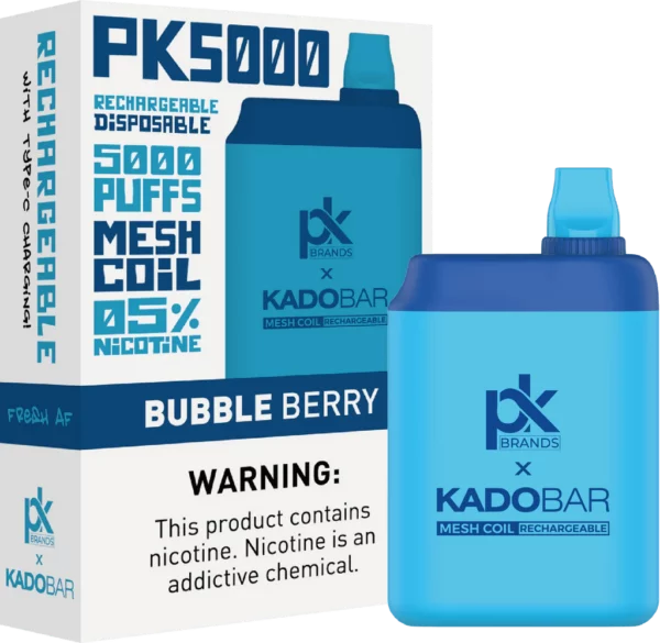 PK BRANDS PK 5000 Puffs Bubble Berry
