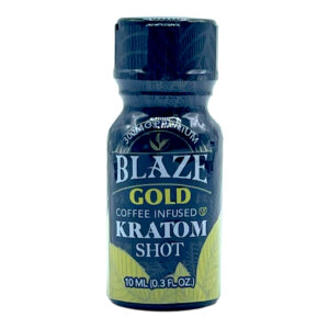 Blaze Kratom Gold Coffee Infused Kratom Shot – 10ml