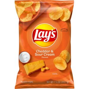 Lay’s® Cheddar & Sour Cream Flavored Potato Chips