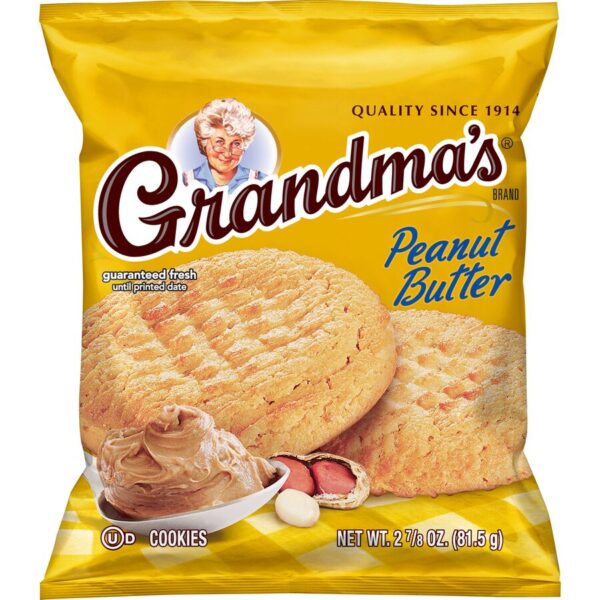 Grandma’s® Brand Peanut Butter Cookies, 5 Count