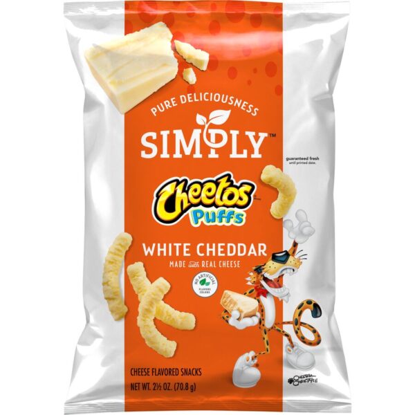 SIMPLY Cheetos® Puffs White Cheddar Cheese Flavored Snacks