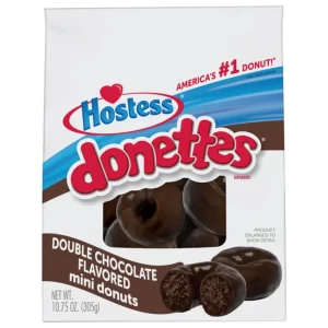 Hostess Donettes Mini Donuts Double Chocolate (10.75 oz)