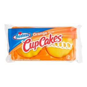 Hostess CupCakes Single Serve Orange Flavored Dessert 2-Count 3.38 oz