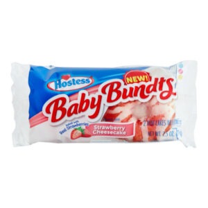 Hostess Baby Bundts Single Serve Strawberry Cheesecake Flavored Bundt Cake 2-Count 2.5 oz