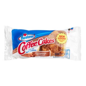 Hostess Coffee Cakes Single Serve Dessert with Cinnamon Streusel Topping 2-Count 2.89 oz.