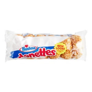 Hostess Donettes Single Serve Crunch Mini Donuts with Coconut Topping 4 oz