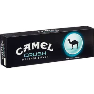Camel Crush Cigarettes, Menthol Silver, Box