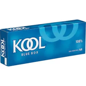 Kool Cigarettes, Menthol 100’s, Blue, Box