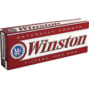 Winston Cigarettes, Red 100’s, Box