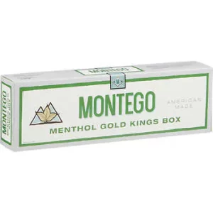 Montego Cigarettes, Gold, Menthol, Box