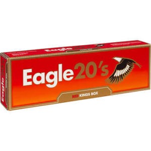 Eagle 20’s Cigarettes, Red, Box