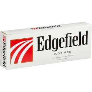 Edgefield Cigarettes, Red 100’s, Box