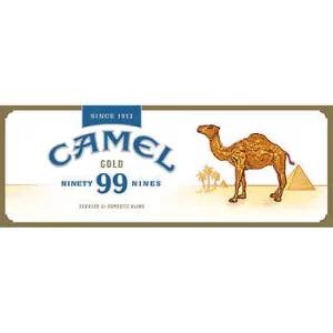 Camel Cigarettes, Gold 99’s,Box
