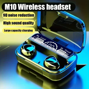 2023 New M10 Tws Waterproof ln Ear Hi-fi Stereo Wireless Earbuds Sports