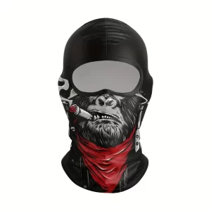 kull Ghost Balaclava Face Mask, Windproof Full Face Mask For Cycling Riding