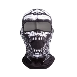 Ultimate Balaclava Hat For Outdoor Cycling – Quick-Drying & Sweat-Absorbent Halloween Skull Mask 