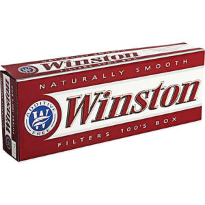 Winston Cigarettes, RED 100’s, Flip-Top Box (Copy)