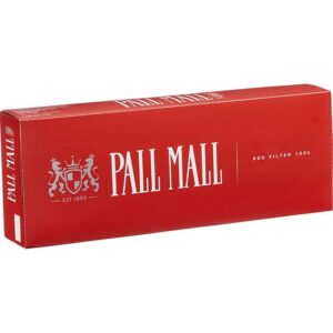 Pall Mall Red Cigarettes, 100’s, Flip-Top Box