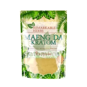Remarkable Herbs Kratom Powder 8oz Green Maeng Da